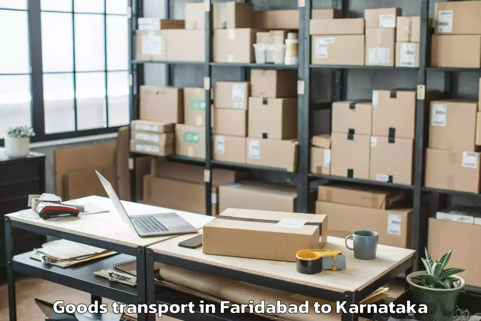 Hassle-Free Faridabad to Hindustan Airport Blr Goods Transport